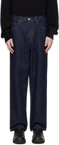 Re/Done Blue Baggy Jeans