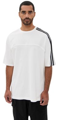 Y-3 3 Stripes Short Sleeve Tee Core White S