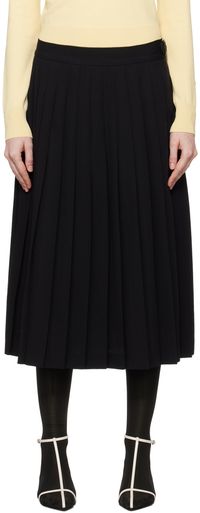Meta Campania Collective Black Gertrude Midi Skirt