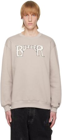 BUTLER SVC SSENSE Exclusive Gray Arch Sweatshirt
