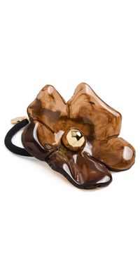 LELET NY Eden Resin Medium Pony Cuff Tortoise One Size