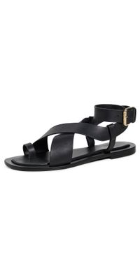 Mansur Gavriel Ankle Strap Sandals Black 39