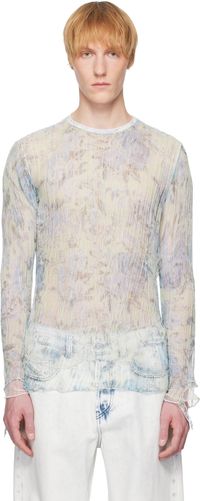 Diesel Blue & Green K-Aasmos-A Sweater