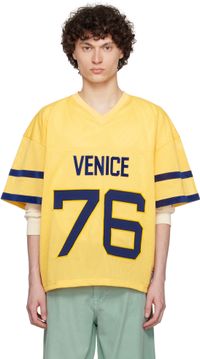 ERL Yellow 'Venice 76' Football Jersey