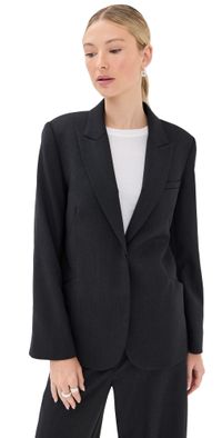 TWP Perfect Boyfriend Blazer Charcoal XS