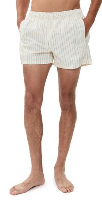 AUTO-REPLY Printed Sebastian Swim Trunks 4 Sea Salt/Natural XL