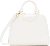 Givenchy White Nano Antigona Cube Bag