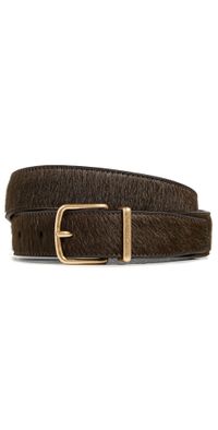 Vince 32mm Haircalf Belt Fig XS