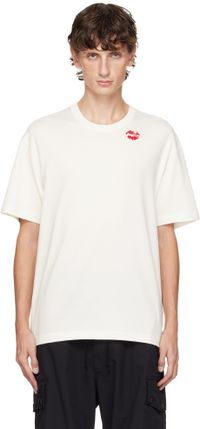MASTERMIND WORLD White Lip T-shirt