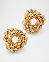 Small Round Post Earrings