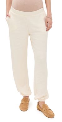 HATCH The Dina Boucle Lounge Pants Ivory 3