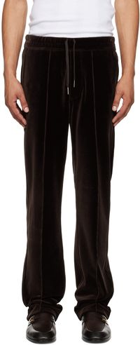 TOM FORD Brown Pinched Seam Sweatpants