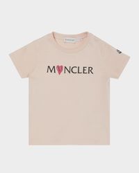 Girl's Heart Logo-Print Short-Sleeve T-Shirt, Size 4-6