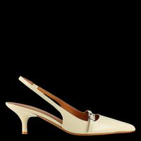 Jonak - Escarpins en cuir vernis - Taille 42 - Blanc
