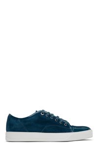 Lanvin Blue DBB1 Suede & Leather Sneakers