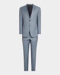 Men's Wool-Viscose Micro-Dot Suit