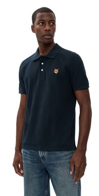 Maison Kitsuné Fox Head Patch Regular Polo Classic Navy XL