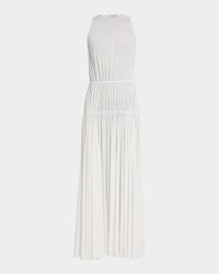 Sleeveless Pleated Goddess Dress