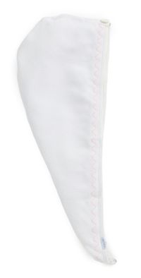 Weezie Wave Hair Towel Light Pink Embroidered Wave One Size