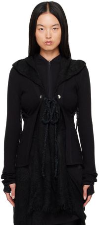 HYEIN SEO Black Hooded Jacket