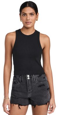 Sold Out NYC The Not So Basic Crop Tank Black L
