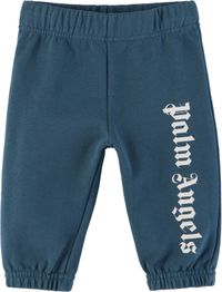 Palm Angels Baby Blue Overlogo Sweatpants