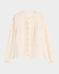 Lucky Embroidered Blouse