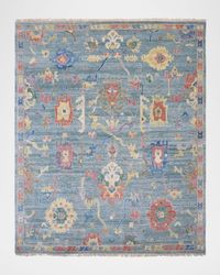 Fanning Hand Knotted Rug, 8' x 10'