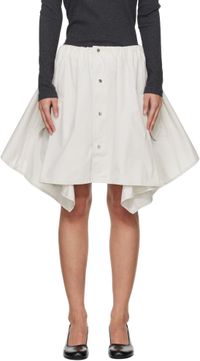 OUR LEGACY Gray Mainsail Mini Skirt
