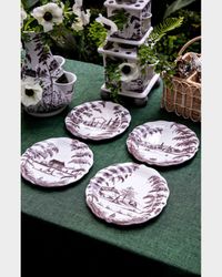 Country Estate Party Assorted Plates, Set of 4