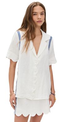 VRG GRL Gigi Linen Shirt Vienna L