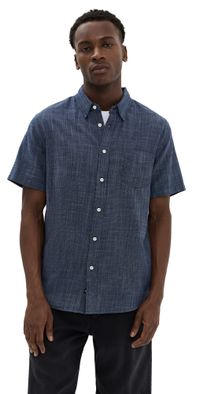 RAILS Fairfax Shirt Navy Etch M