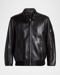Men's Soft Nappa Leather Blouson Jacket