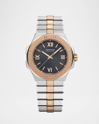 36mm Two-Tone Watch w/ Bracelet Strap, Gray