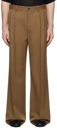 The Row Pantalon Holl brun