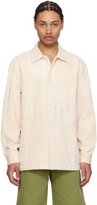 Drôle De Monsieur Off-White 'La Surchemise Patchwork' Shirt