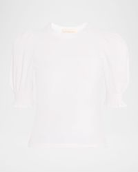 Esme Cotton Puff-Sleeve Tee