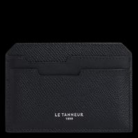 Le Tanneur - Porte-cartes en cuir grainé - Taille Unique - Noir