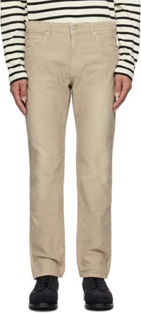visvim Beige Fluxus 19 G.Cords Jeans