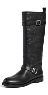 SIMKHAI Noah Leather Boots Black 40