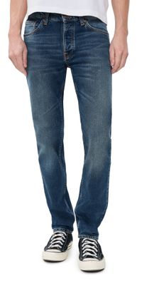 Nudie Jeans Solid Ollie Slim Jeans Wild Blue 33