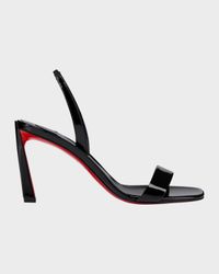 85mm Condora Leather Slingback Sandals