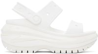 Crocs White Mega Crush Sandals