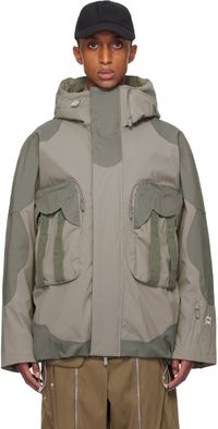 A. A. Spectrum Gray Dadao Padded Jacket