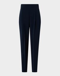 Caro Pleated Slouchy Straight-Leg Pants