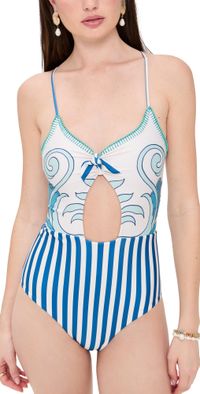 Carolina K Roxxi Once Piece Striped Tiles S