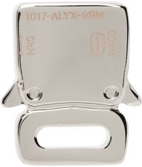 1017 ALYX 9SM Silver Buckle Single Earring