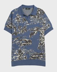 Men's Hindley Creek Abstract Polo Shirt