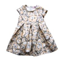 Monnalisa - Seconde Main - Robe bébé marron - 18 mois - Taille 18M - Marron