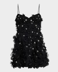 Ambessa Embellished Organza Mini Dress